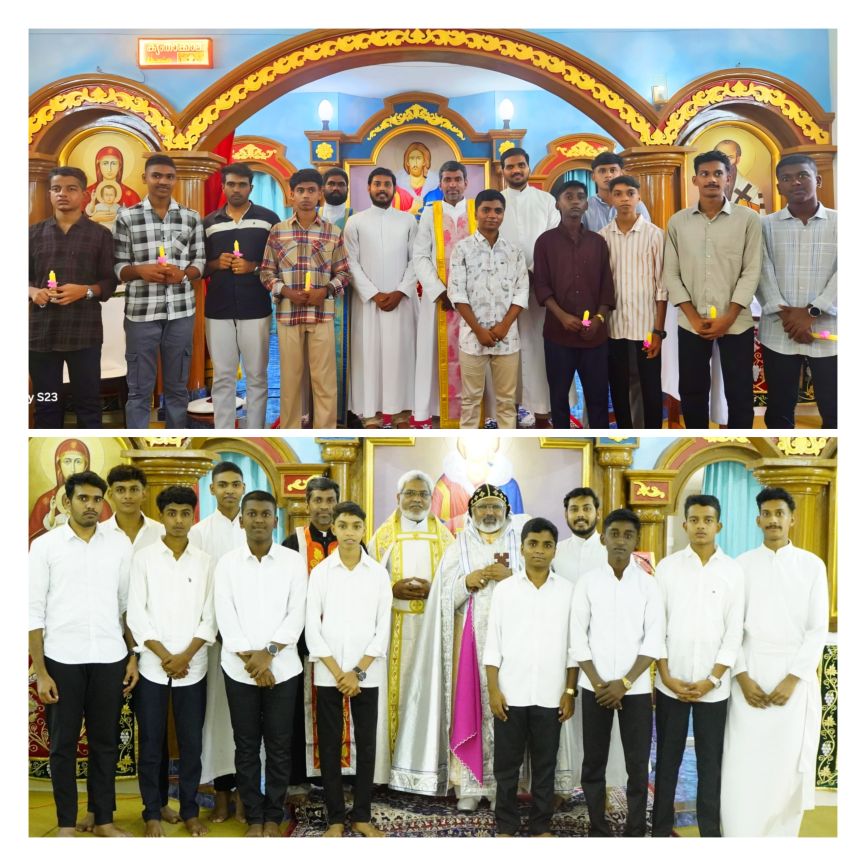 Ten New Seminarians Join Snehadeepam Minor Seminary in Parassala Eparchy 