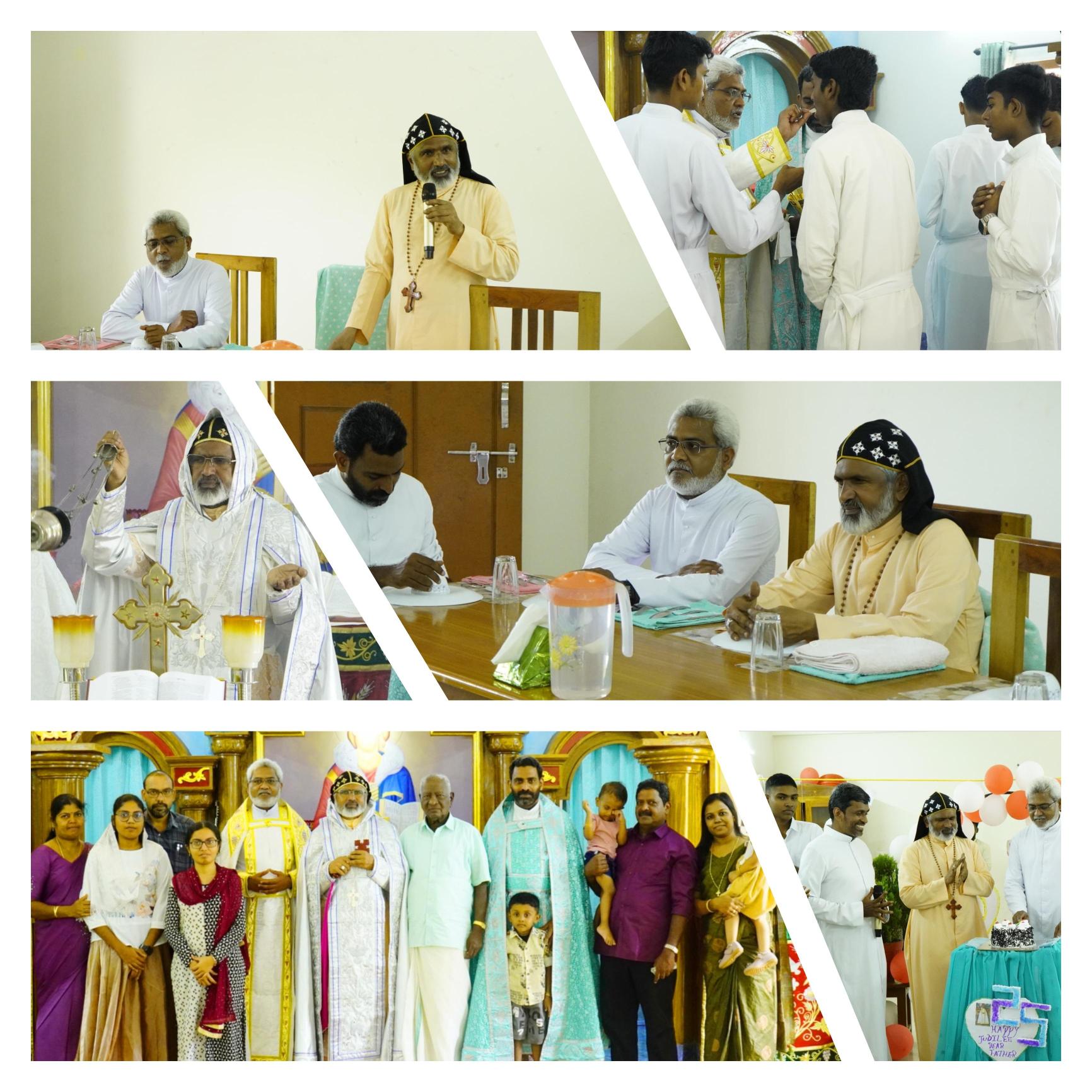 Silver Jubilee Celebration: Revered Fr. Robert Ennavila Marks 25 Years of Priestly Service