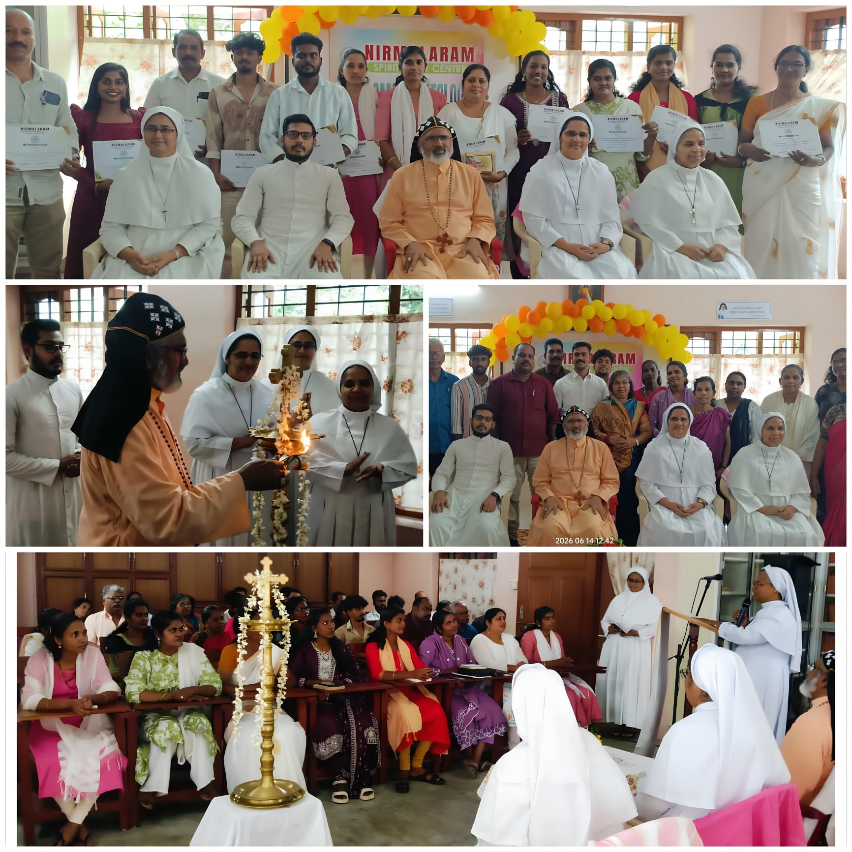 Convocation and Inauguration Ceremony Held at Nirmalaram Spirituality Centre